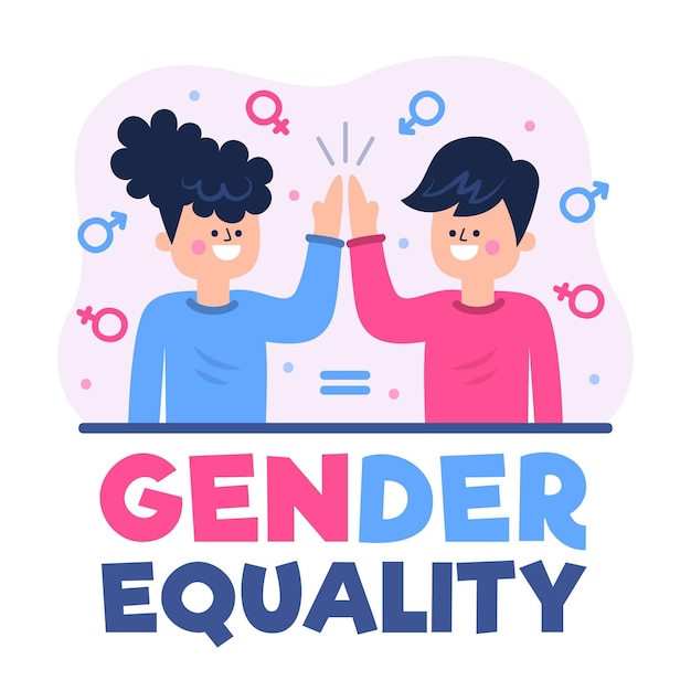 Download Gender equality concept illustration | Free Vector