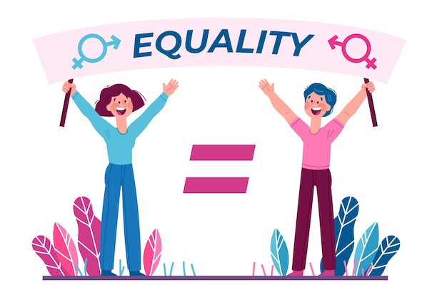 Gender equality concept | Free Vector