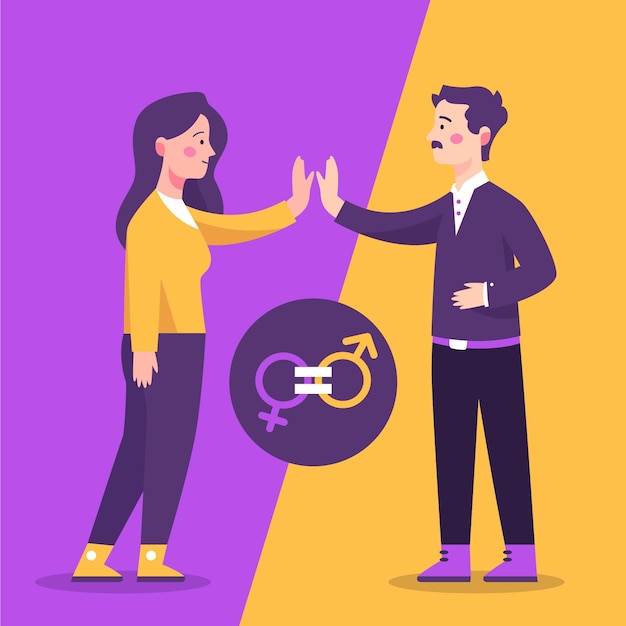 Download Gender equality concept | Free Vector