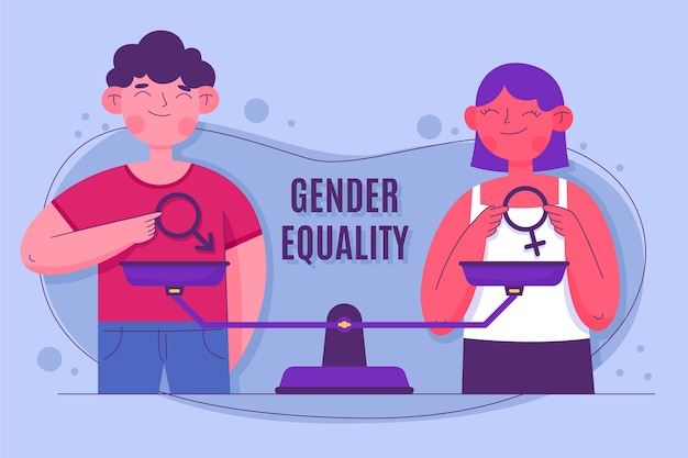 Gender equality concept | Free Vector