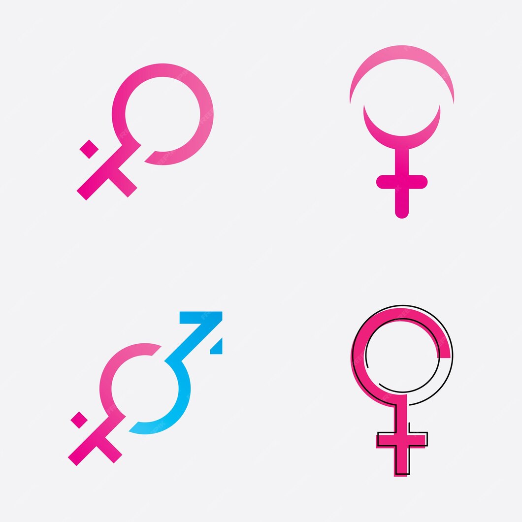 Premium Vector Gender Symbol Logo Of Sex And Equality Of Males And Females Vector Illustration 