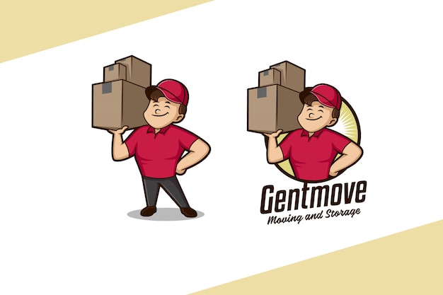Download Free Gentle Mover Mascot Logo Premium Vector Use our free logo maker to create a logo and build your brand. Put your logo on business cards, promotional products, or your website for brand visibility.