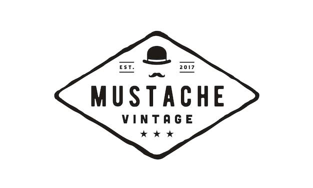 Download Free Gentleman Hipster Vintage Logo Design Premium Vector Use our free logo maker to create a logo and build your brand. Put your logo on business cards, promotional products, or your website for brand visibility.