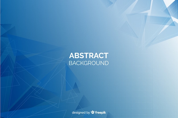 Geometric abstract shapes background Free Vector