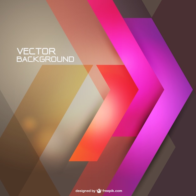 Free Vector | Geometric background in pink and brown tones