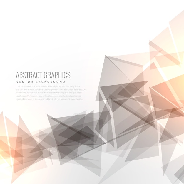 Geometric background with light effect Vector | Free Download