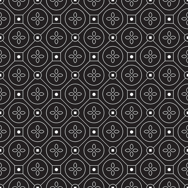 幾何学的なバティックのシームレスなパターンパターン背景 クラシックな生地の壁紙 エレガントなエスニック装飾 プレミアムベクター
