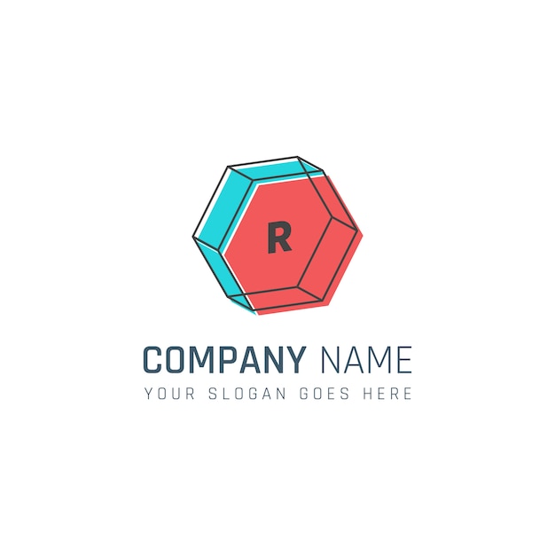 Download Free Geometric Company Logo Premium Vector Use our free logo maker to create a logo and build your brand. Put your logo on business cards, promotional products, or your website for brand visibility.