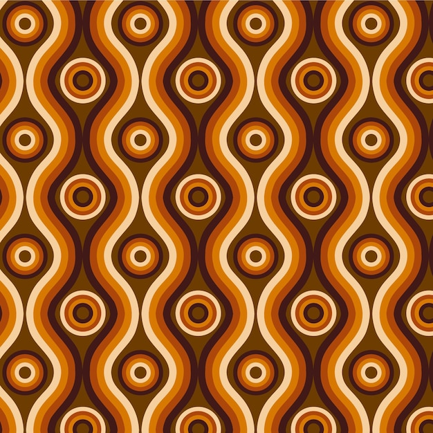 Free Vector | Geometric groovy pattern