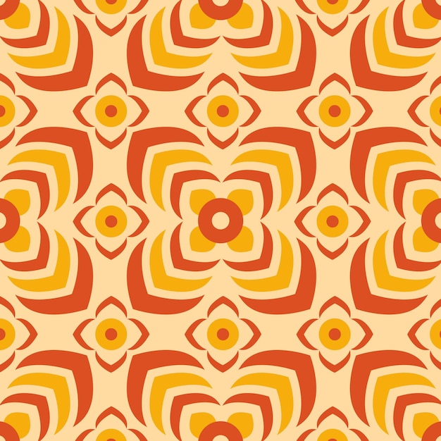 Premium Vector | Geometric groovy pattern