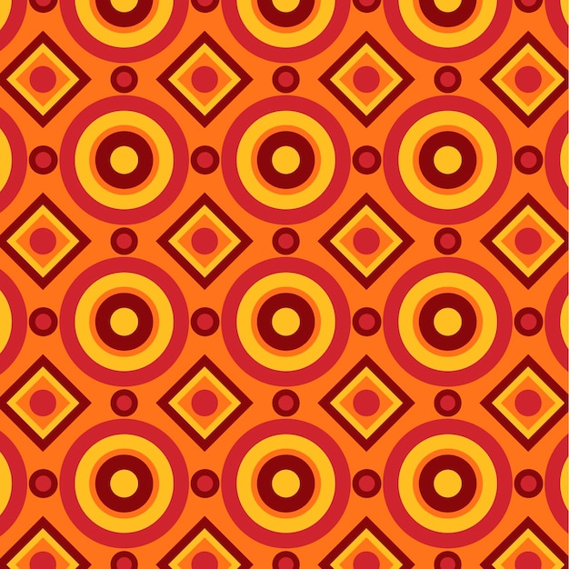 Free Vector | Geometric groovy pattern