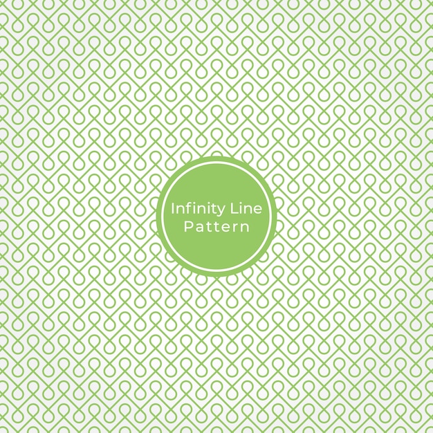 Premium Vector Geometric infinity line abstract pattern background