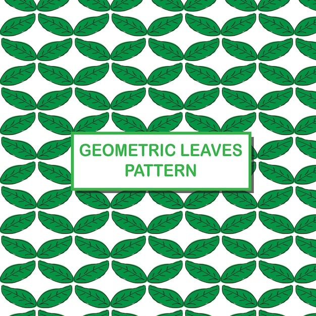 geometric leaf drawing