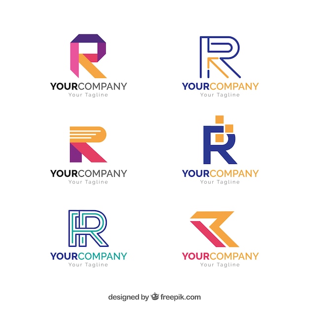 Download Free Geometric Letter R Logo Collection Free Vector Use our free logo maker to create a logo and build your brand. Put your logo on business cards, promotional products, or your website for brand visibility.