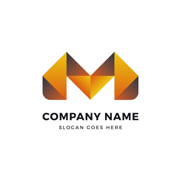 Download Free Geometric M Letter Logo Premium Vector Use our free logo maker to create a logo and build your brand. Put your logo on business cards, promotional products, or your website for brand visibility.