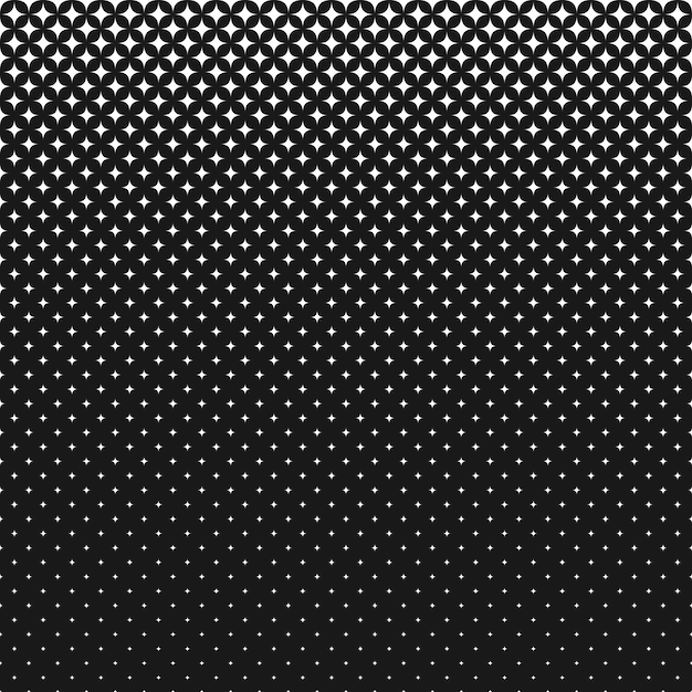 Premium Vector | Geometric monochrome star pattern background