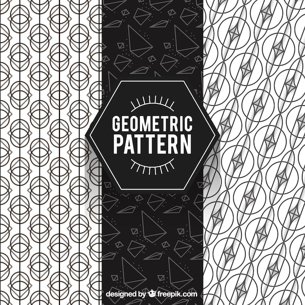 Free Vector | Geometric pattern, hexagon