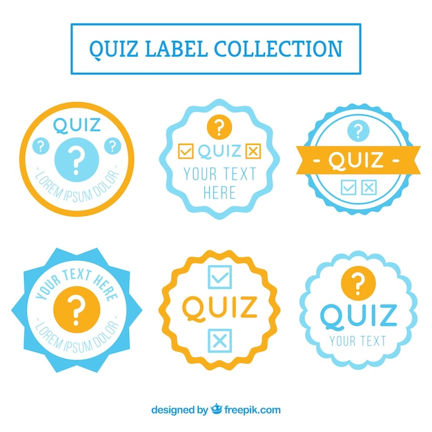 Download Free Download Free Geometric Quiz Labels Vector Freepik Use our free logo maker to create a logo and build your brand. Put your logo on business cards, promotional products, or your website for brand visibility.