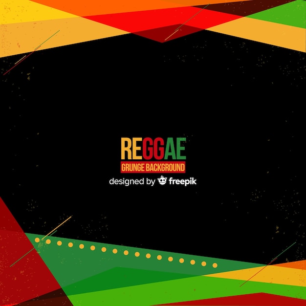 Geometric Reggae Background Vector Free Download