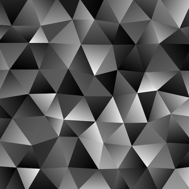 Premium Vector | Geometric retro low poly triangle background design