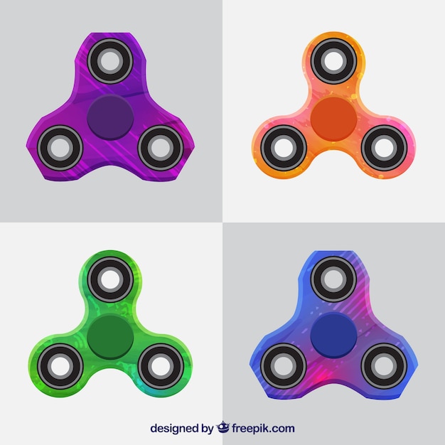 Geometric spinners collection