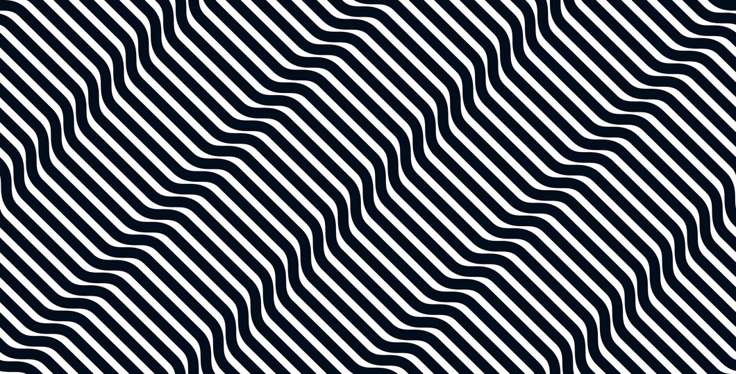 Premium Vector | Geometric wavy lines seamless pattern vector, 3d ...