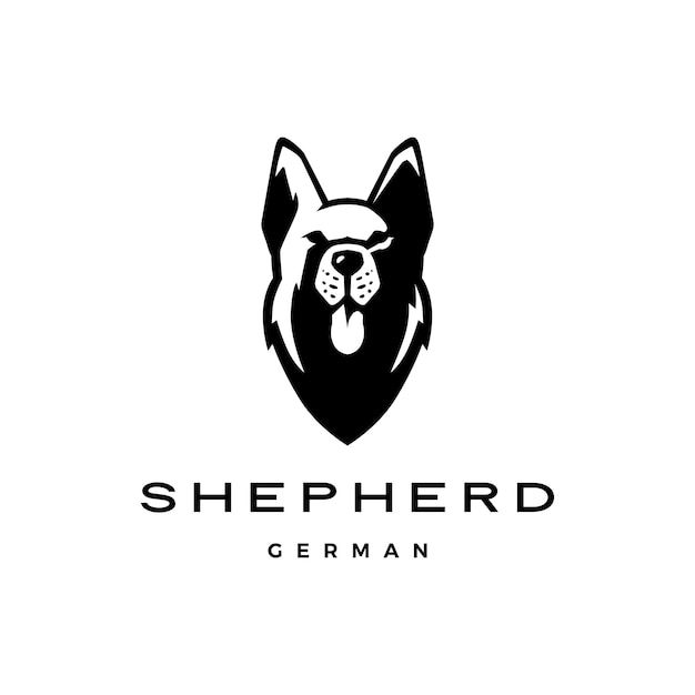german shepherd dog logo