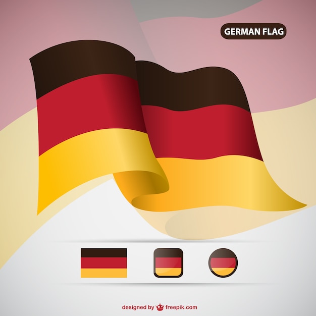Download Germany flag vector background Free Vector