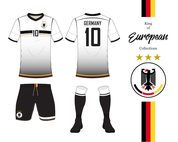 Download Free Germany Soccer Jersey Or Football Kit Template Premium Vector Use our free logo maker to create a logo and build your brand. Put your logo on business cards, promotional products, or your website for brand visibility.