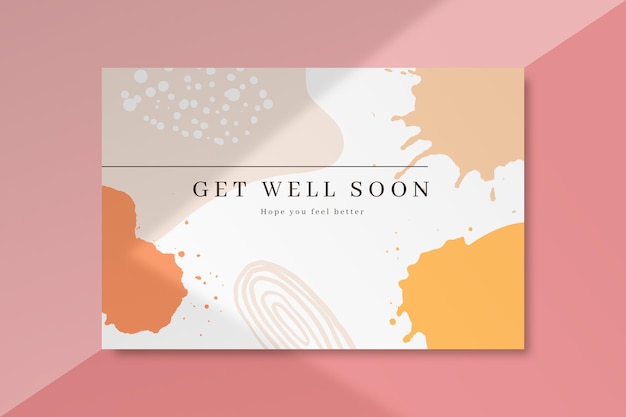 free-vector-get-well-soon-card-template