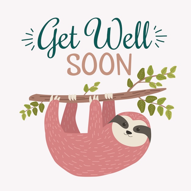 Download Get well soon concept | Free Vector
