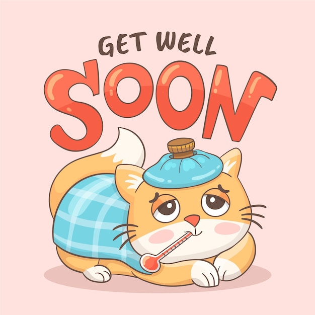 Free Get Well Svg : Get well soon concept | Free Vector / Available in