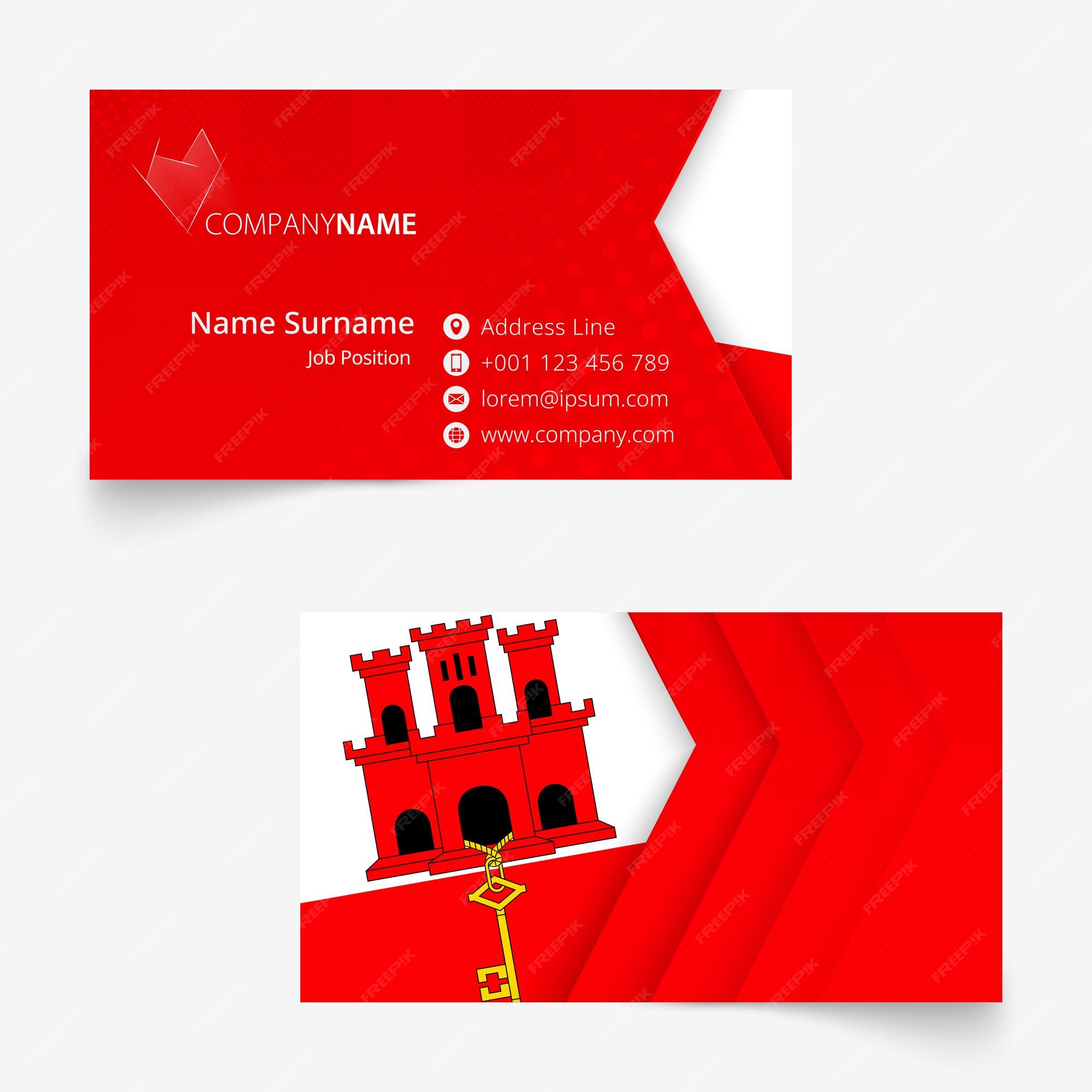 premium-vector-gibraltar-flag-business-card-standard-size-90x50-mm