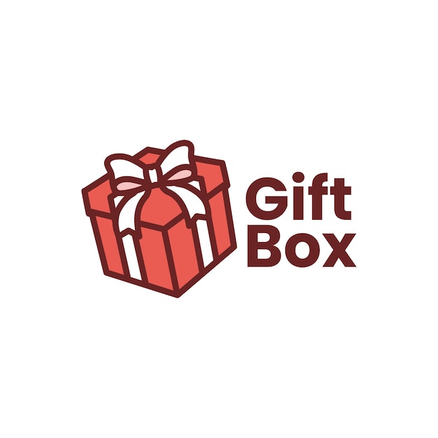 Premium Vector Gift Box Logo Template