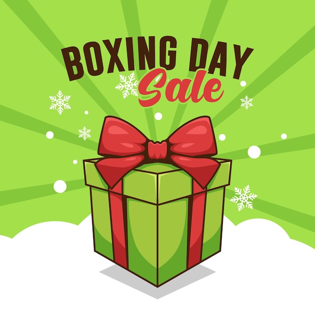 Premium Vector | Gift boxing day cartoon