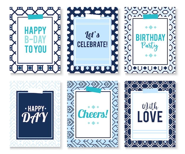 Gift card with abstract background. illustration template. banners. Free Vector