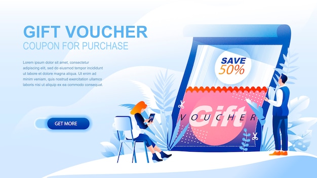 Download Free Gift Voucher Flat Landing Page With Header Banner Template Use our free logo maker to create a logo and build your brand. Put your logo on business cards, promotional products, or your website for brand visibility.