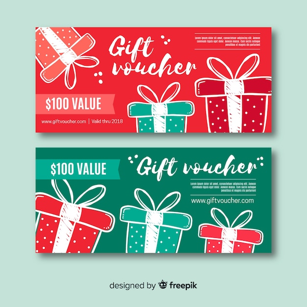 Gift Voucher Vector | Free Download