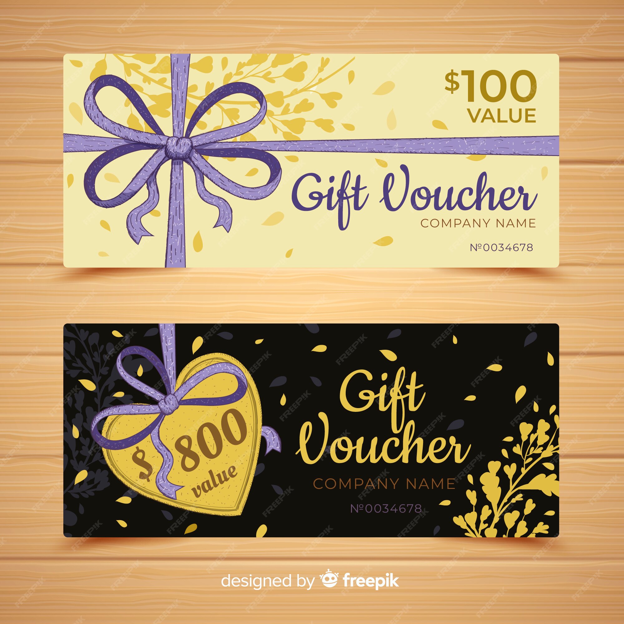 Free Vector | Gift voucher