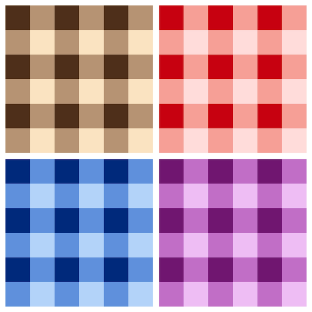 Premium Vector Gingham Pattern