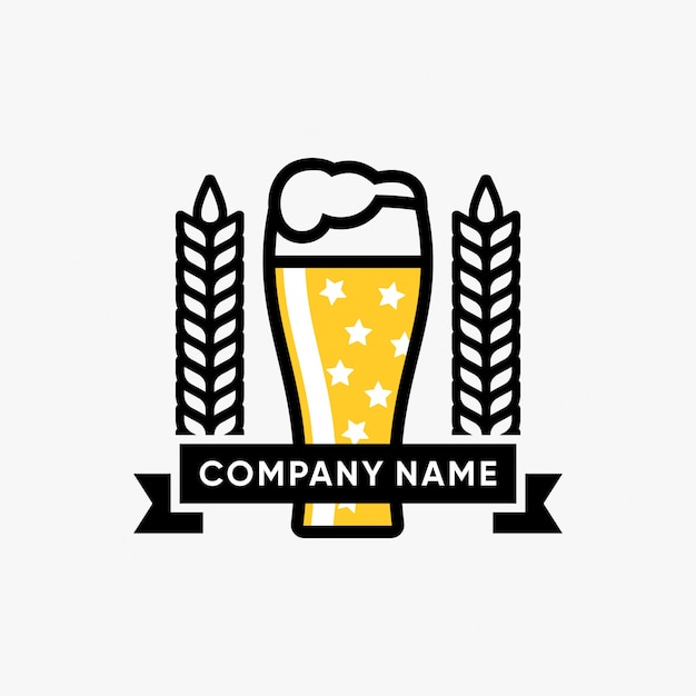 Download Free Glass Of Beer Vector Illustration Beer Logo Design Inspiration Use our free logo maker to create a logo and build your brand. Put your logo on business cards, promotional products, or your website for brand visibility.