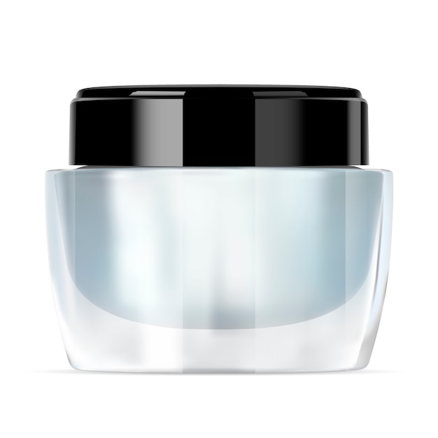 Download Premium Vector | Glass cream jar. luxury cosmetic ...