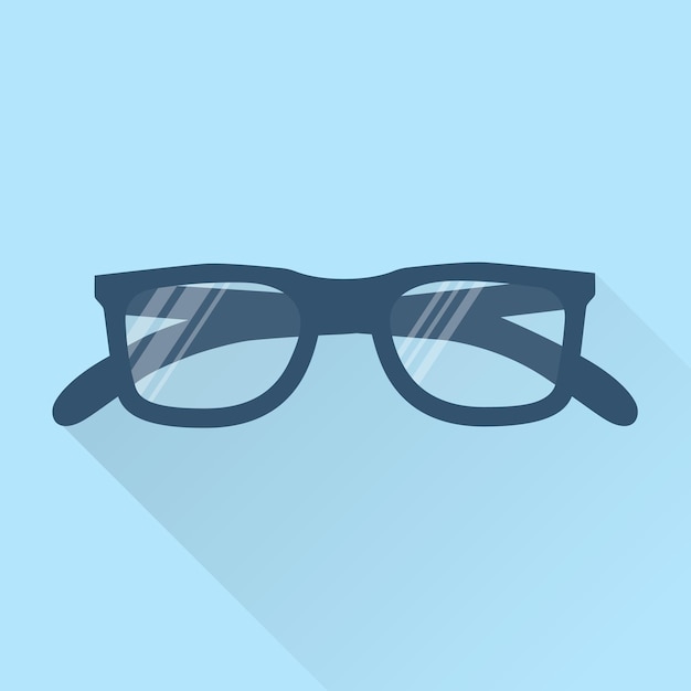 Premium Vector | Glasses icon spectacles icon vector flat design