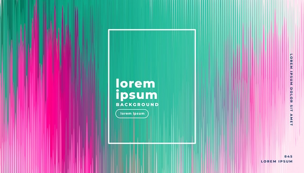 Glitch background in abstract lines style Free Vector