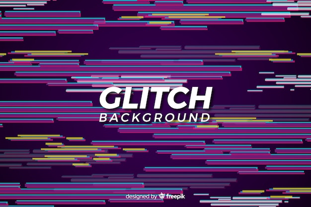 Free Vector | Glitch background