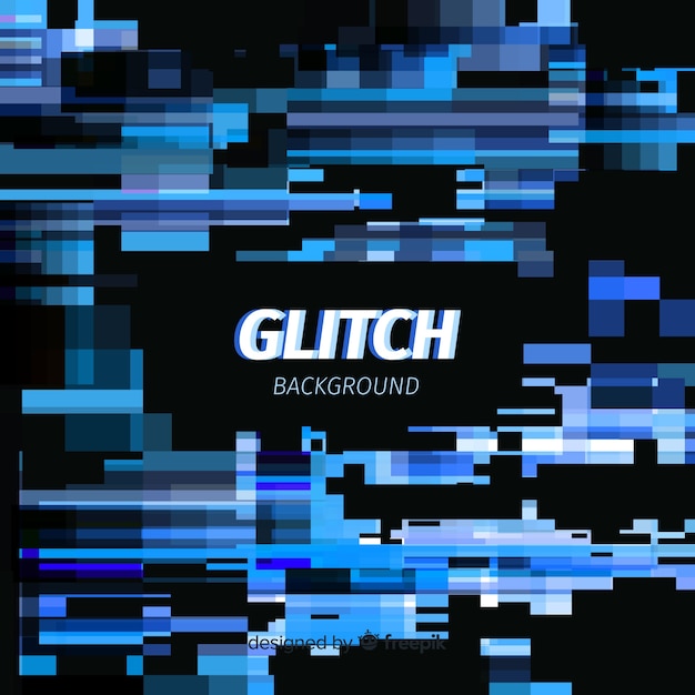 Premium Vector | Glitch background