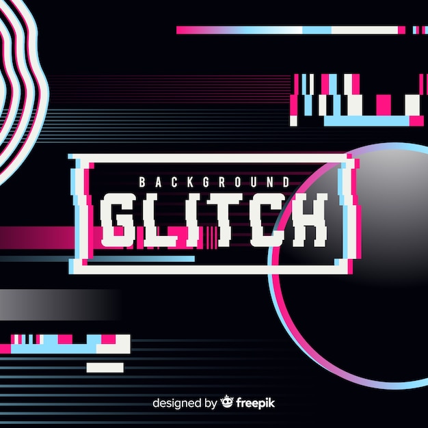 Glitch background | Free Vector