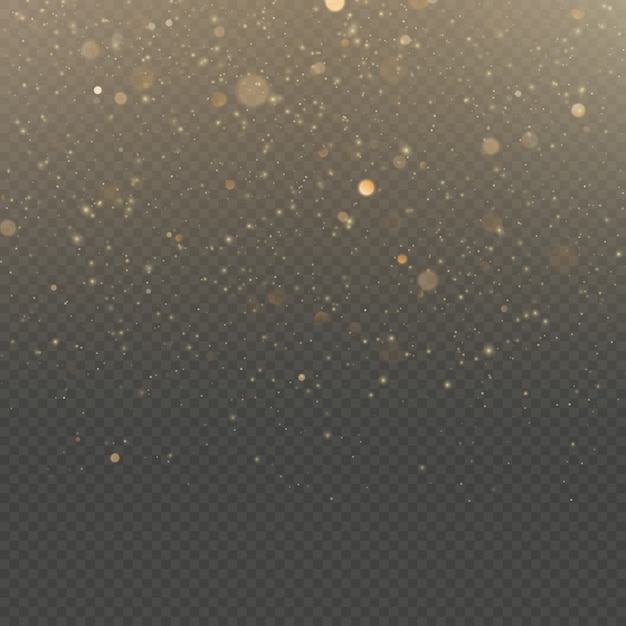 gold sparkle overlay