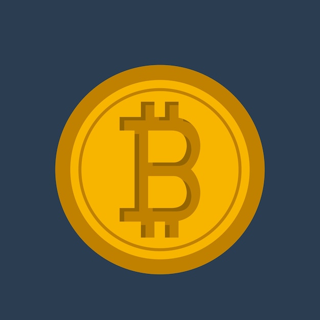 Premium Vector | Global economy concept with bitcoin icon design