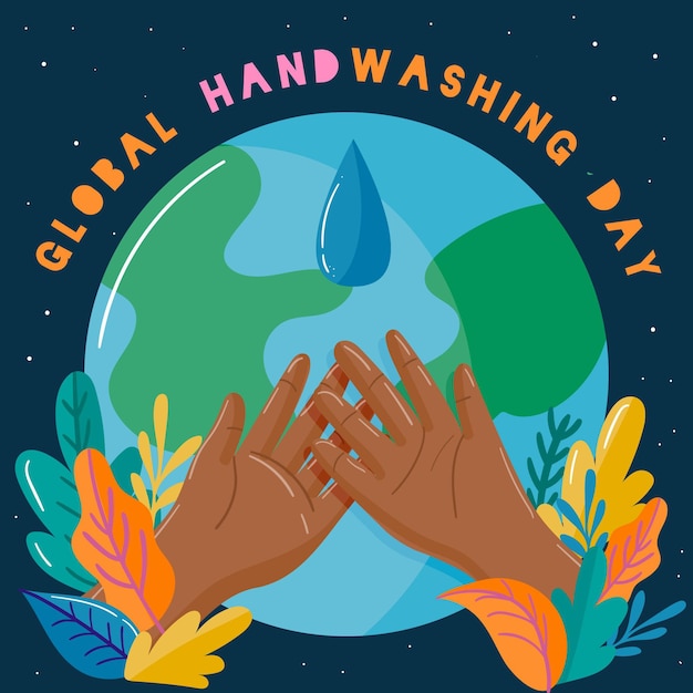 Premium Vector Global handwashing day concept